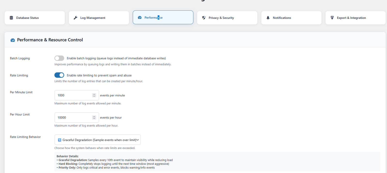 Sentinel Dashboard - Performance Monitoring